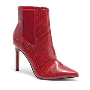 RED booties New York & Company new in box
